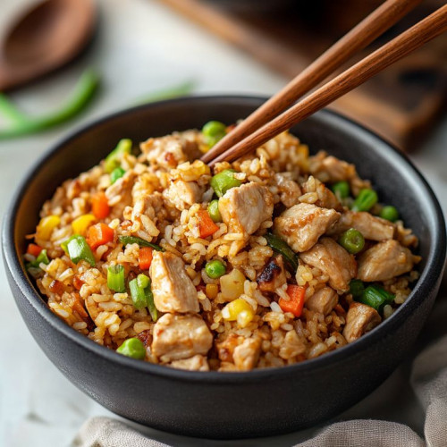 CHICKEN FRIED RICE