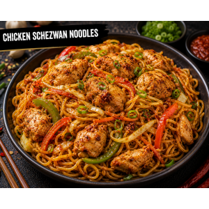 CHICKEN SCHEZWAN NOODLES