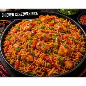 CHICKEN SCHEZWAN RICE