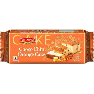 BRITANNIA CHOCO CHIP ORANGE CAKE 140G