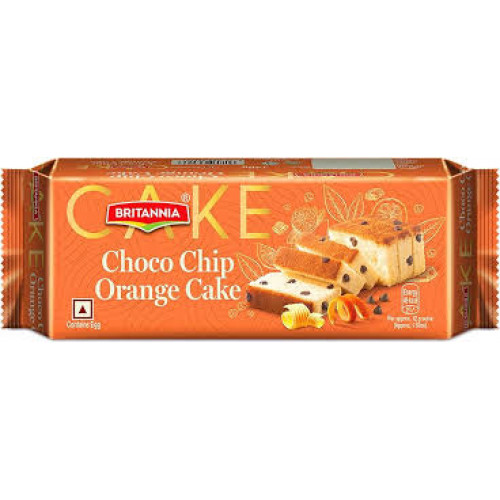 BRITANNIA CHOCO CHIP ORANGE CAKE 140G