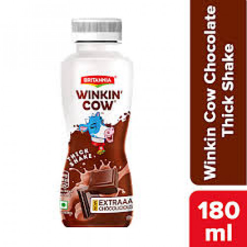 BRITANNIA WINKIN COW CHOCOLATE SHAKE 180ML BRITANNIA WINKIN COW CHOCOLATE SHAKE 180ML