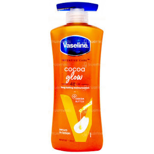 VASELINE COCOA GLOW LOTION 400ML