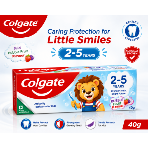 COLGATE TOOTHPASTE 2-5 YEAR 40G COLGATE TOOTHPASTE 2-5 YEAR 40G