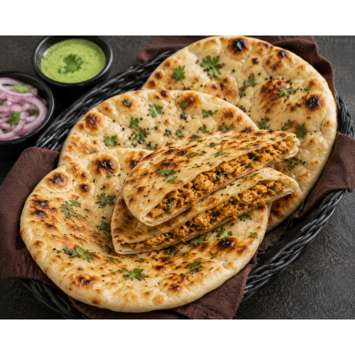 CHICKEN STUFFED NAAN