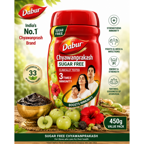 DABUR CHYAWANPRAKASH SUGAR FREE 450G