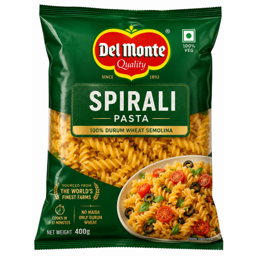 DELMONTE SPIRALI PASTA 400G
