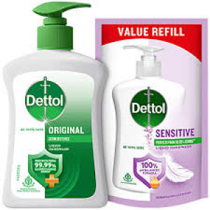 DETTOL ORG.HANDWASH 200ML+1 REFILL FREE