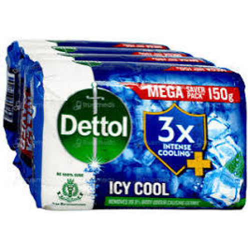 DETTOL ICY COOL BATHING BAR 4*150G