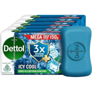 DETTOL ICY COOL SOAP 4*150G