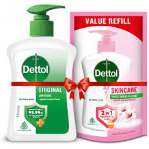 DETTOL ORG.HANDWASH 200ML+1 REFILL FREE DETTOL ORG.HANDWASH 200ML+1 REFILL FREE