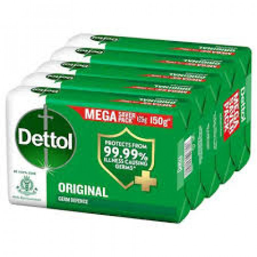 DETTOL ORIGINAL SOAP 150G*5