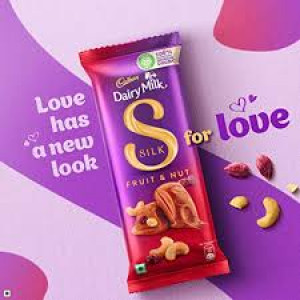 CADBURY DM SILK FRUIT@NUT 55G