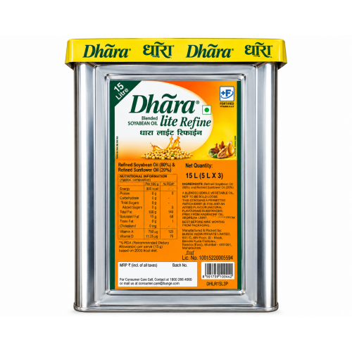 DHARA KACHI GHANI MUSTARD OIL 15L DHARA KACHI GHANI MUSTARD OIL 15L