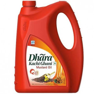 DHARA KACHI GHANI MUSTARD OIL 5L DHARA KACHI GHANI MUSTARD OIL 5L