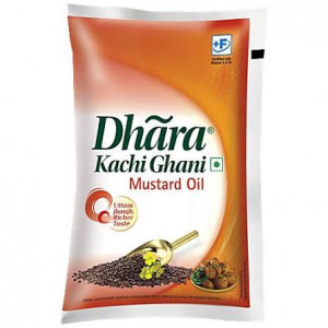 DHARA KACHI GHANI MUSTERD OIL 1L DHARA KACHI GHANI MUSTERD OIL 1L
