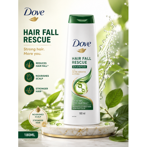 DOVE HAIR FALL RESCUE SHAMPOO 180ML