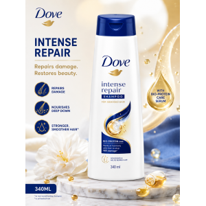 DOVE INTENSE REPAIR SHAMPOO 340ML