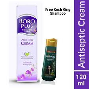 BORO PLUS A.CREAM 120ML+K.KING SHM FREE