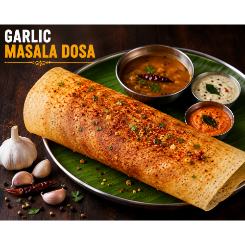 GARLIC MASALA DOSA