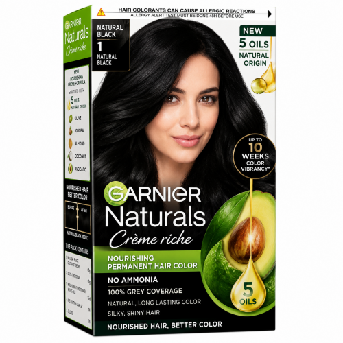 GARNIER NATURAL BLACK HAIR COLOR 120G GARNIER NATURAL BLACK HAIR COLOR 120G