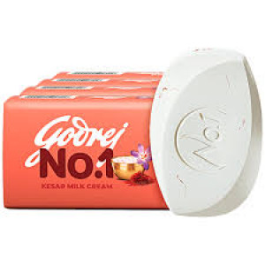 GODREJ NO.1 KESAR MILK CREAM 4*150G