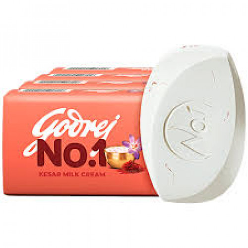 GODREJ NO.1 KESAR MILK CREAM 4*150G