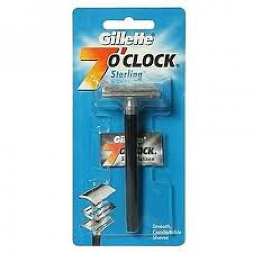 GILLETTE 7OCLOCK STERLING GILLETTE 7OCLOCK STERLING