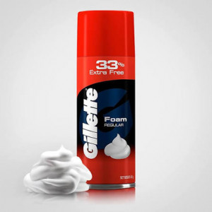 GILLETTE FOAM REGULAR 418G GILLETTE FOAM REGULAR 418G
