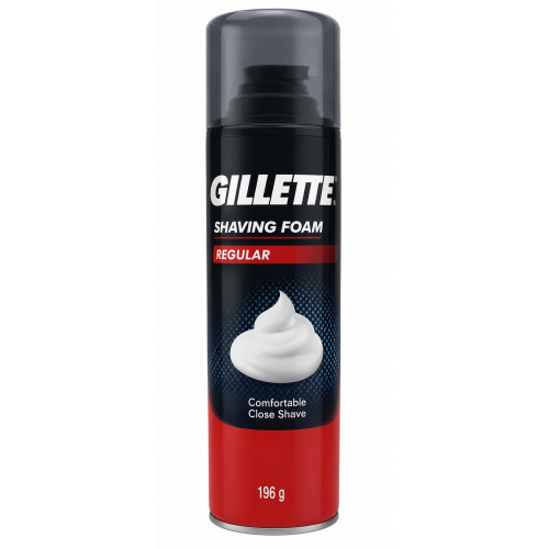 GILLETTE SHAVING FOAM REGULAR 196G GILLETTE SHAVING FOAM REGULAR 196G