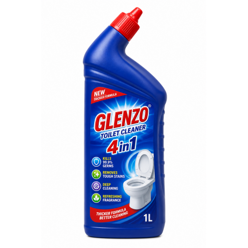 GLENZO 4IN1 TOILET CLEANER 1L GLENZO 4IN1 TOILET CLEANER 1L