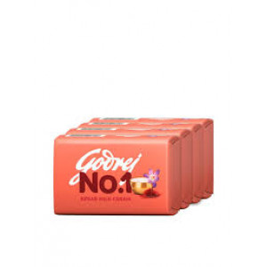 GODREJ NO.1 KESAR CREAM SOAP 4*150G
