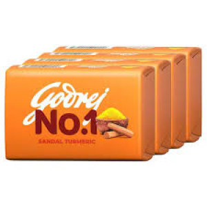 GODREJ NO.1 SANDAL TURMERIC 4U*150G