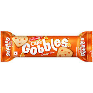BRITANNNIA GOBBLES CAKE ORANGE BITES 33G