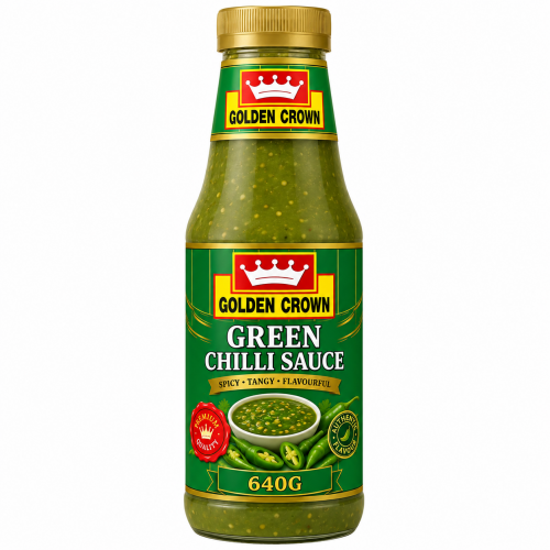 GOLDEN CROWN GREEN CHILLI SAUCE 640G GOLDEN CROWN GREEN CHILLI SAUCE 640G