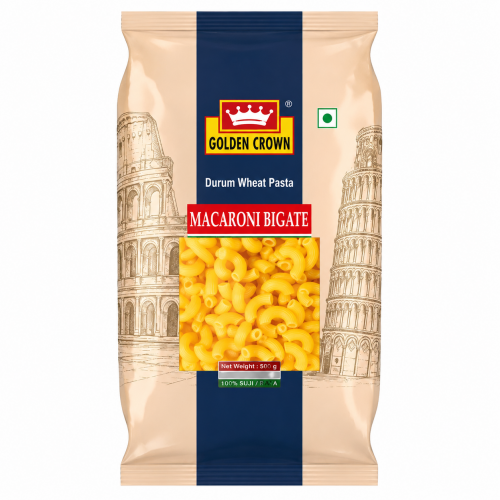 GOLDEN CROWN MACARONI PASTA 500G GOLDEN CROWN MACARONI PASTA 500G