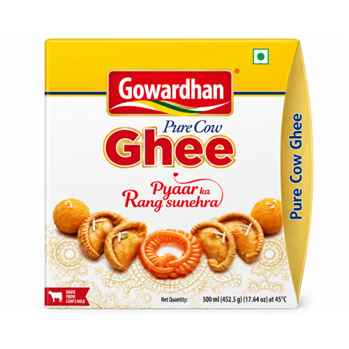 GOWARDHAN PURE COW GHEE 450ML GOWARDHAN PURE COW GHEE 450ML