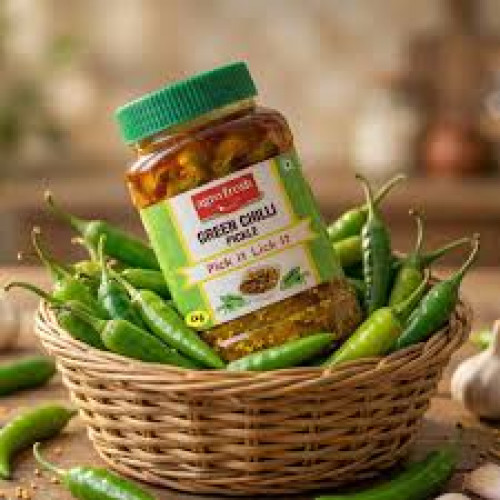 AGRO FRESH GREEN CHILLI PICKLE 1KG