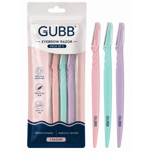 GUBB EYEBROW RAZOR PACK OF 3 GUBB EYEBROW RAZOR PACK OF 3