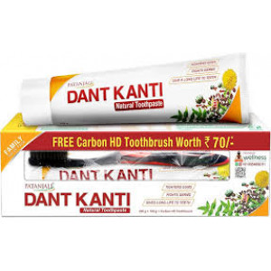 PATANJALI DANT KANTI PASTE 300G+BRUSH FREE