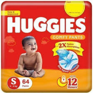 HUGGIES S 64PANTS