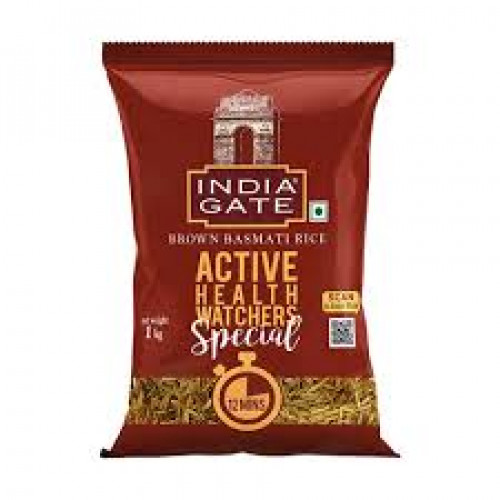INDIA GATE BROWN BASMATI RICE 1KG