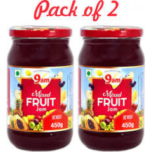 9AM MIXED FRUIT JAM 450G*2