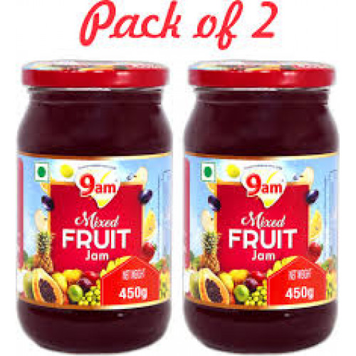 9AM MIXED FRUIT JAM 450G*2