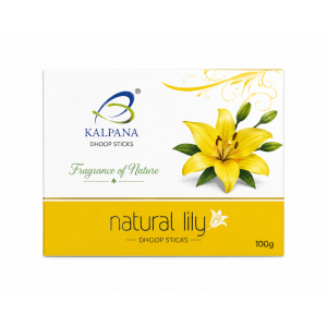 KALPANA NATURAL LILY DHOOP STICKS 100G