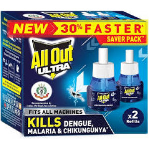 ALL OUT ULTRA MACHINE+LIQUID 2*45ML