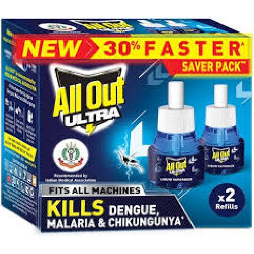 ALL OUT ULTRA MACHINE+LIQUID 2*45ML