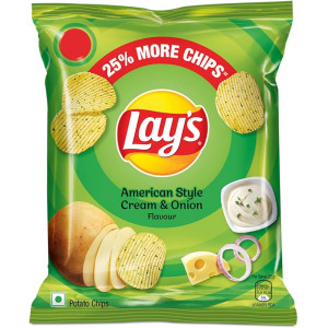 LAYS AMERICAN CREAM @ ONION 52.9G LAYS AMERICAN CREAM @ ONION 52.9G