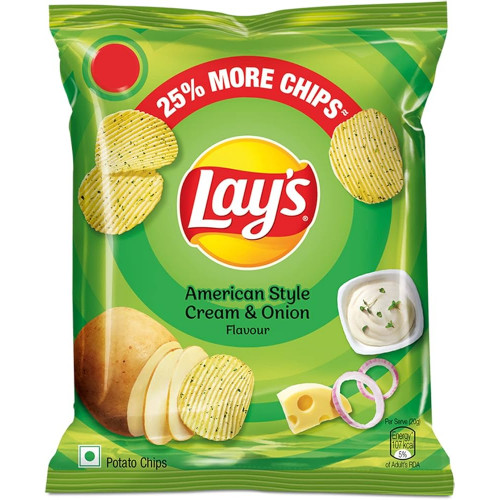 LAYS AMERICAN CREAM @ ONION 52.9G