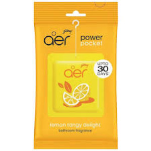 GODREJ AER POCKET LEMON TANGY 60G